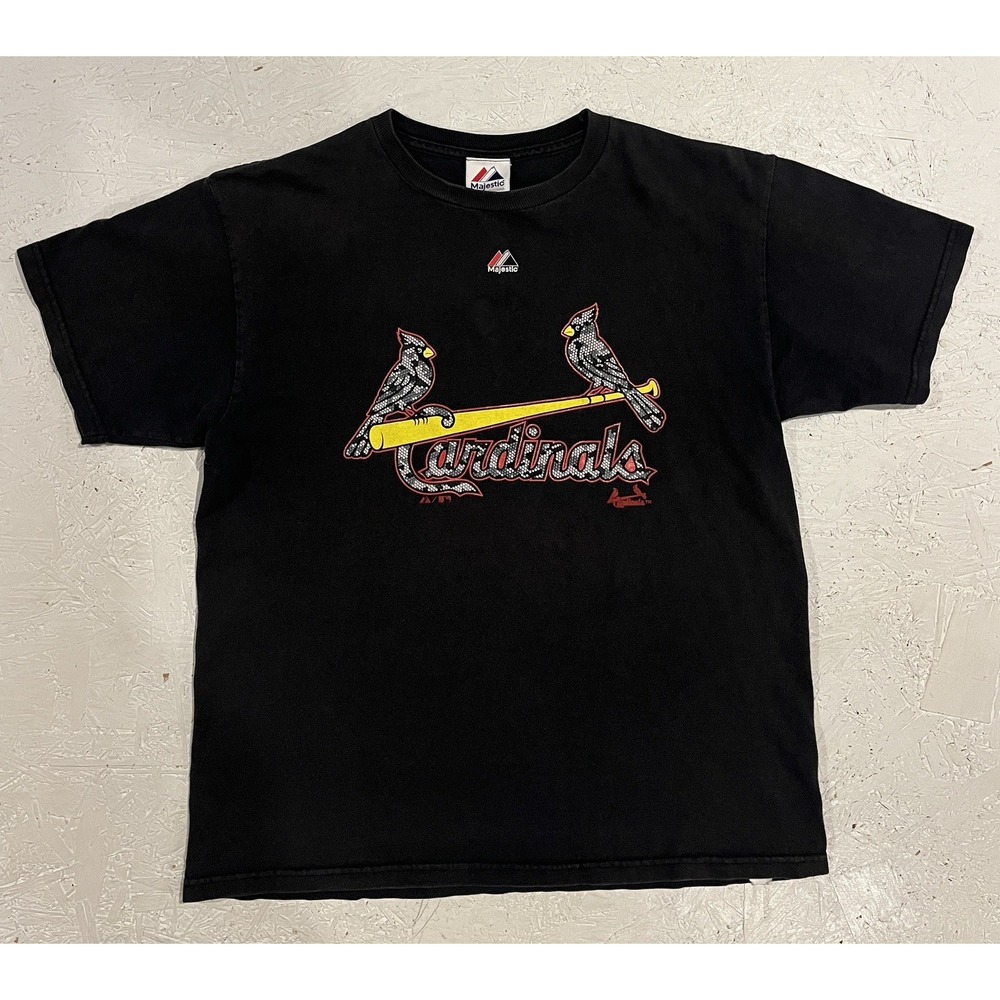 Vintage Y2K Majestic St Louis Cardinals Matt Holliday Shirt‎ Youth XL Mens S